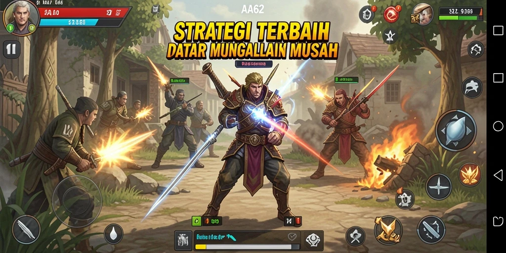 Tampilan gameplay AA62 yang menegangkan dan penuh strategi.