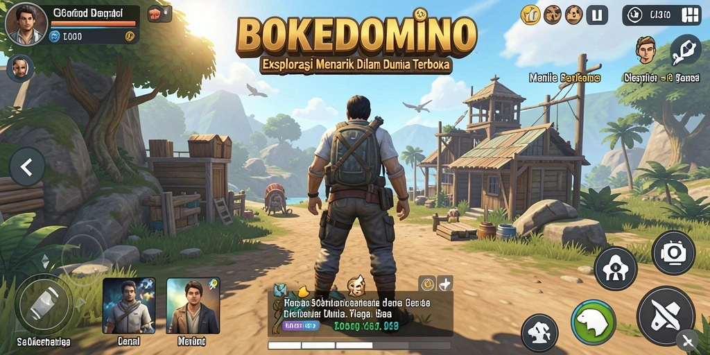 Gameplay seru di dunia terbuka BOKEDOMINO.