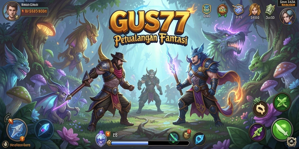 Tampilan gameplay GUS77 yang menakjubkan dan penuh aksi.