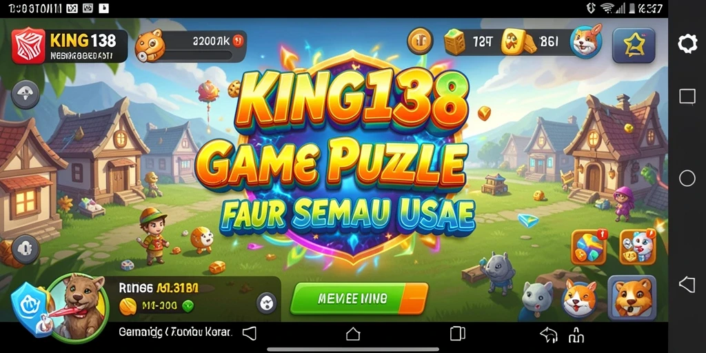 Screenshot menampilkan gameplay Puzzle yang penuh tantangan dan menarik.