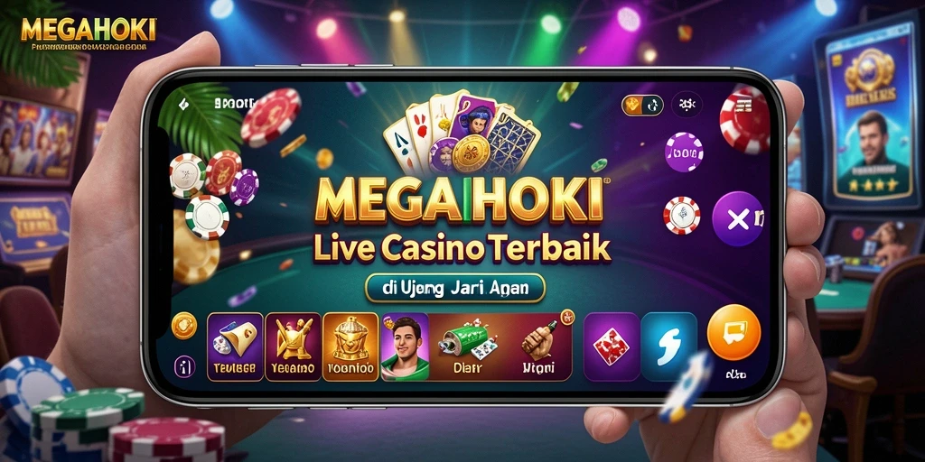 Gameplay Live Casino yang mendebarkan dan interaktif di MEGAHOKI.