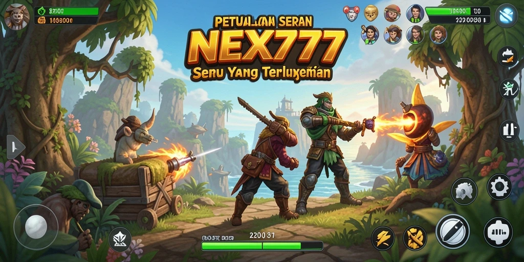 Gameplay NEX777 menampilkan petualangan yang seru dan memikat.