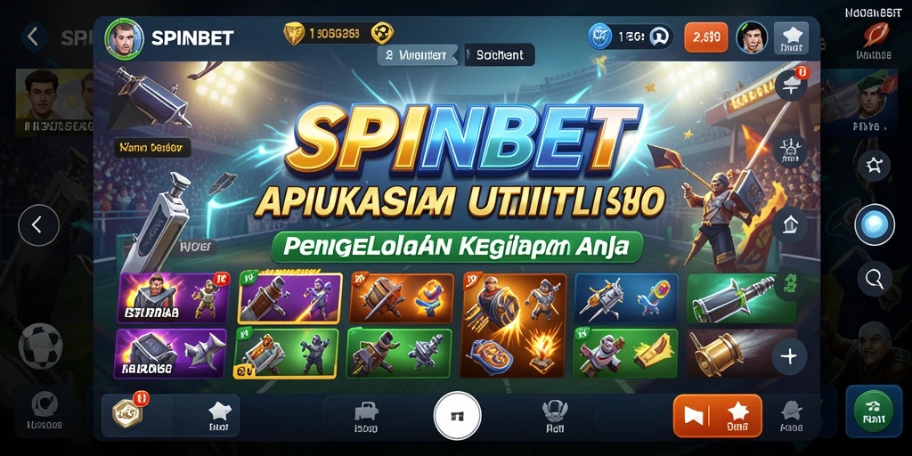Tampilan antarmuka SPINBET yang sederhana dan fungsional