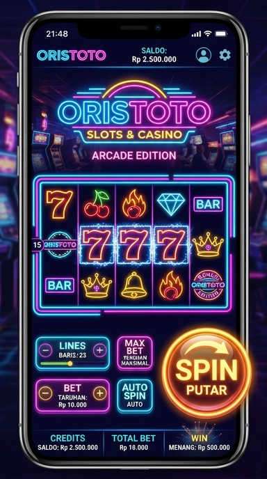 Skrinsut dari proses pengunduhan aplikasi di oristoto.