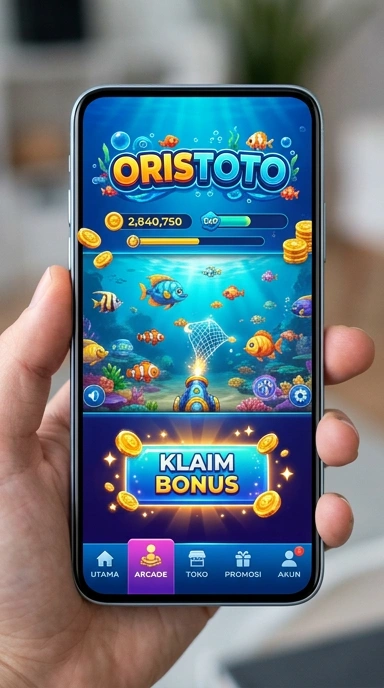 Menu kategori di aplikasi oristoto untuk memudahkan pencarian.